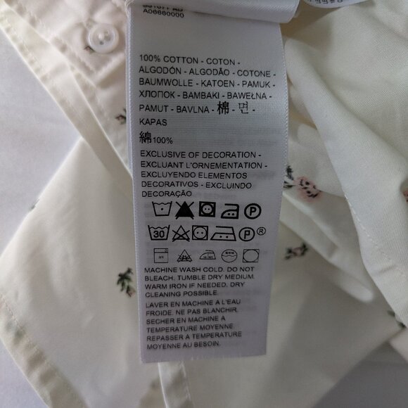 NWT Levi's Royce Collar Puff Sleeve Blouse - Picture 5 of 5